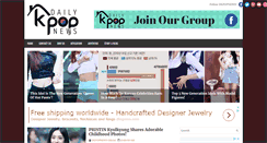 Desktop Screenshot of dkpopnews.net