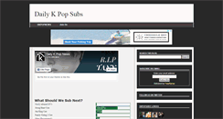 Desktop Screenshot of dkpopsubs.dkpopnews.net